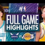 charlotte hornets vs lakers match player stats